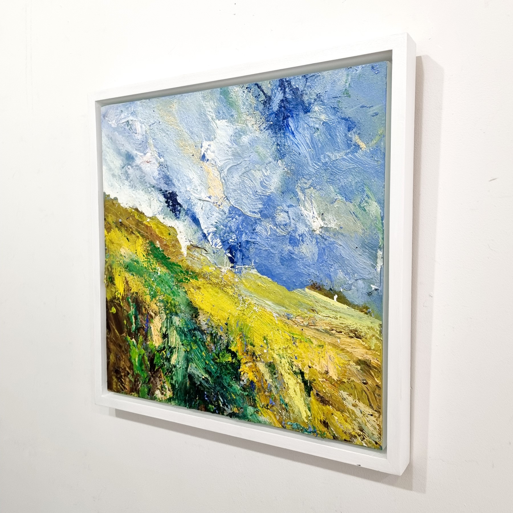 'Yellow Hillside, Skylarks' by artist Matthew Bourne